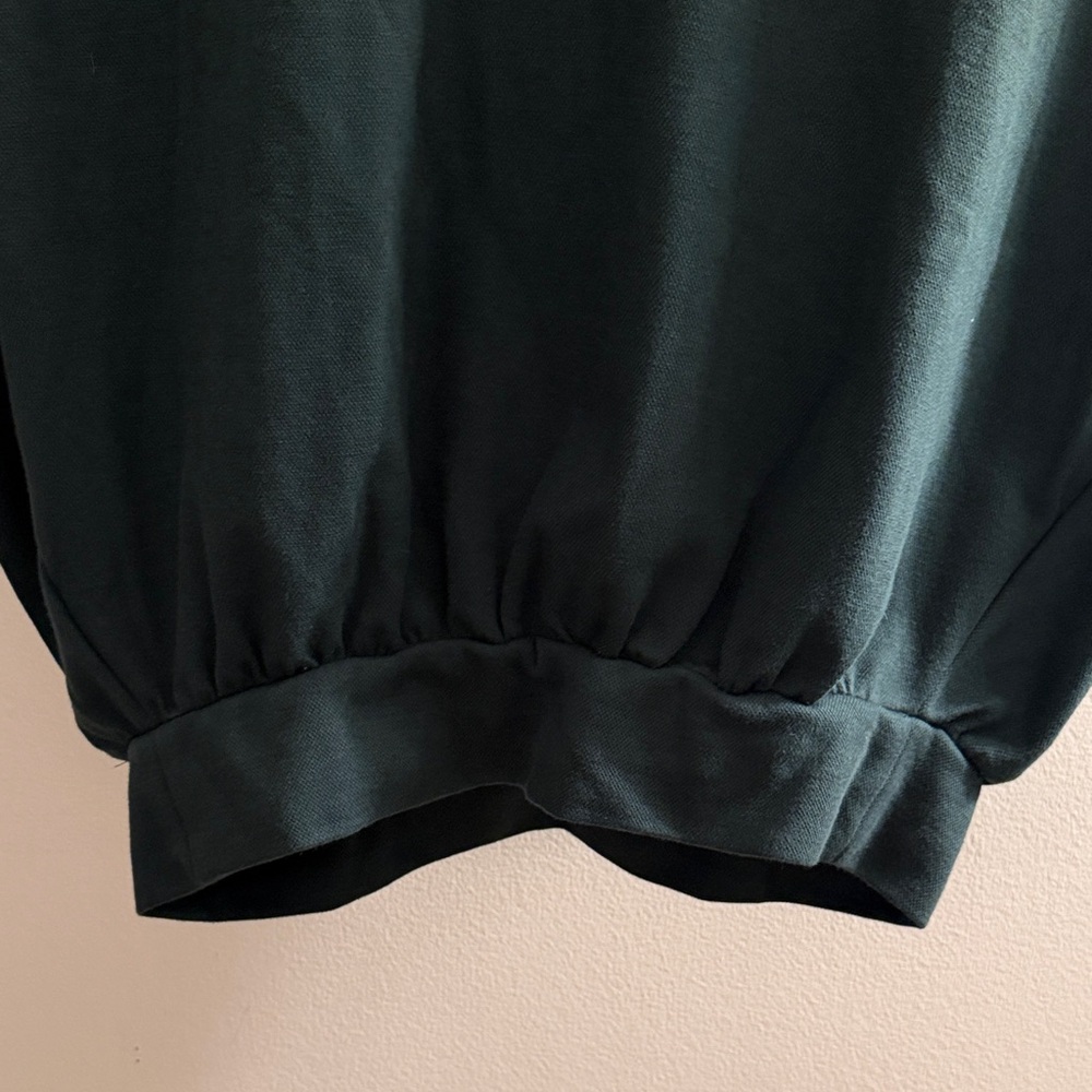 🌿 NWOT 🌿 SLEEVELESS SWEATSHIRT 🌿 ZARA 🌿 GREEN 🌿 MED 🌿 - Picture 6 of 14